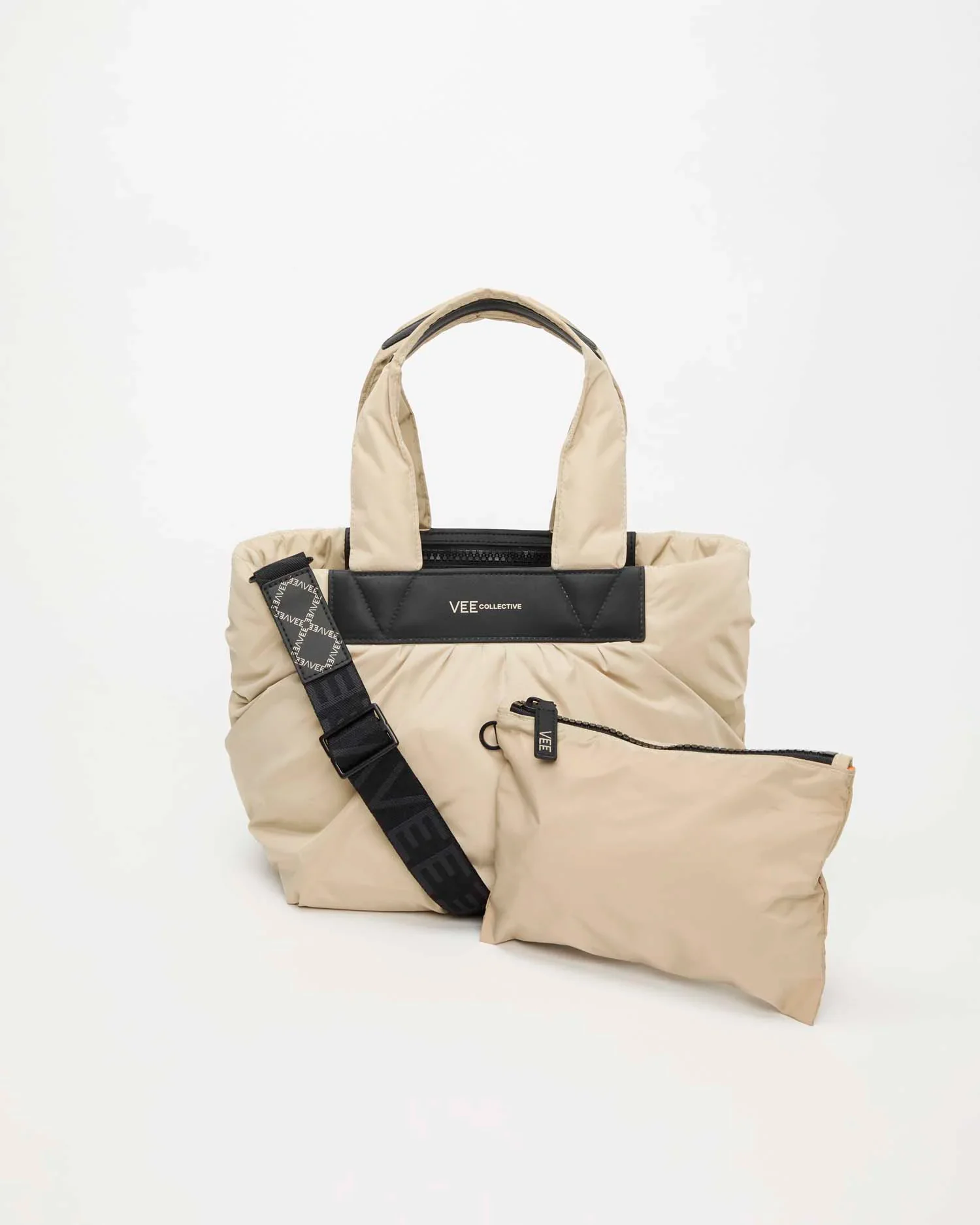 Caba Tote Small Beige - Image 6
