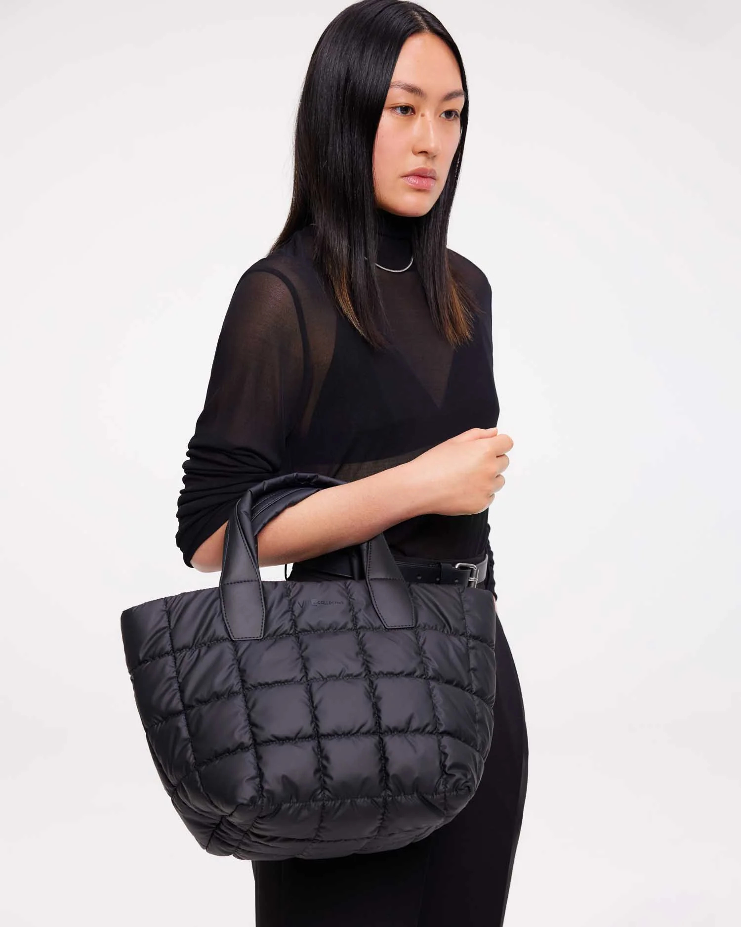 Porter Tote Small Matt Black - Image 3